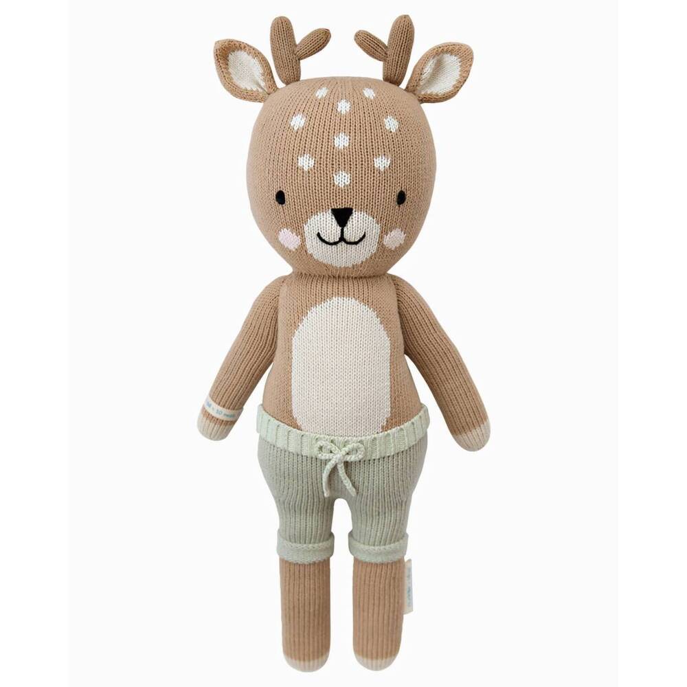 NEW CUDDLE + KIND elliott the fawn doll in brown